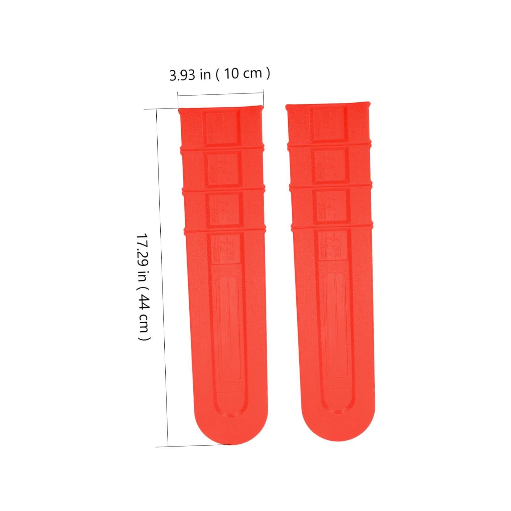 VILLCASE 8 Pezzi Coprilama per Motosega in Plastica Protettiva Copertura per Barra Motosega Pratica e Resistente per Prolungare la Durata