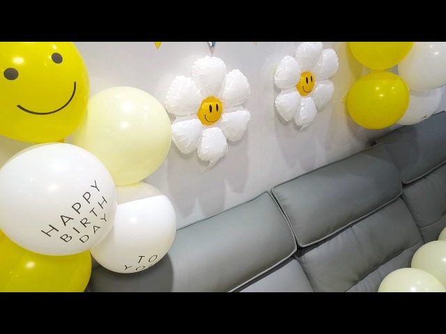 Amazon.co.jp: Mainiusi 誕生日 飾り付け 風船 女の子 デイジー 花