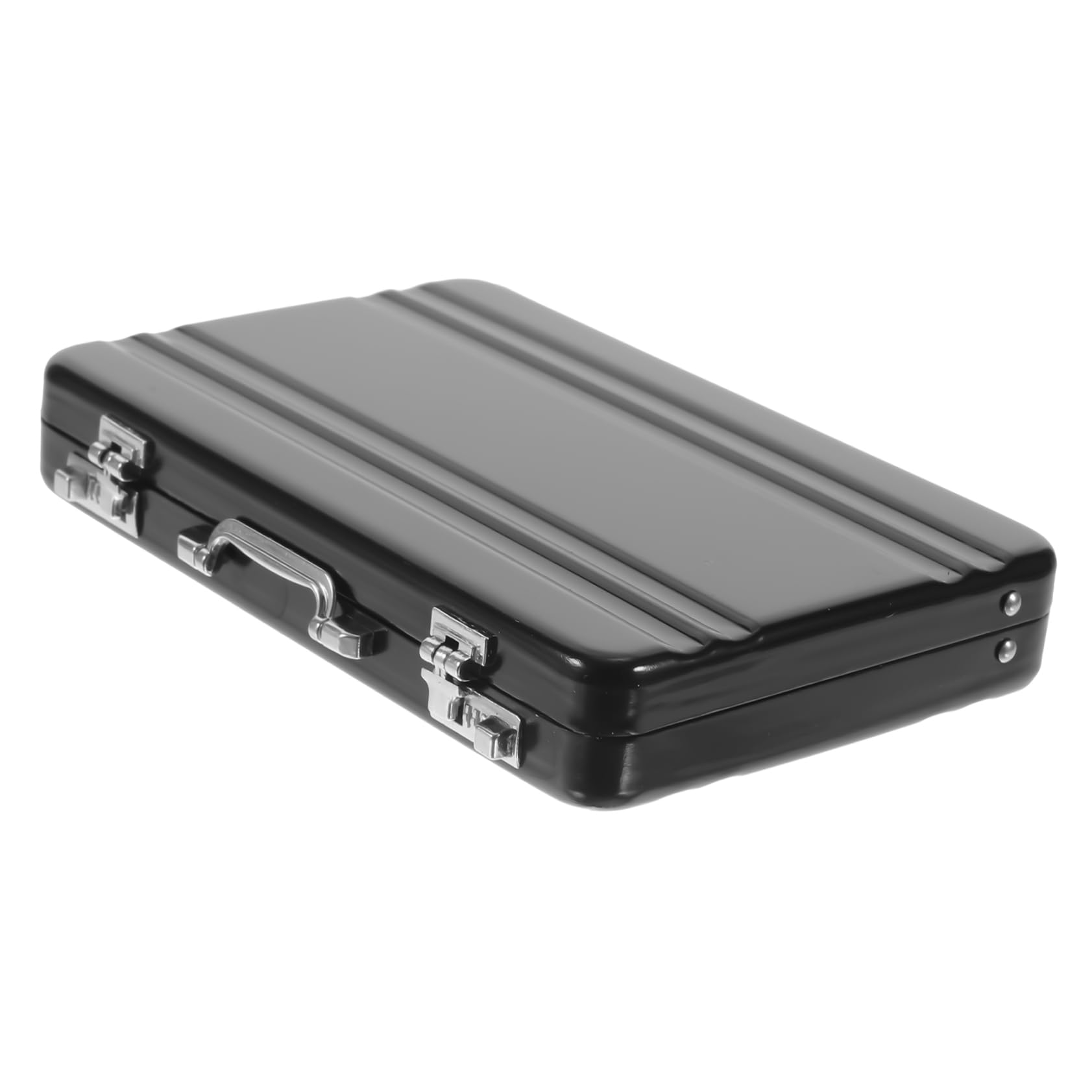 Abaodam 5 Uds Tarjetero De Metal Para Tarjetas De Visita Mini Contenedores Mini Cajas De Tarjetas Seguras Para Hombres Soporte Para Fotos De Mesa Organizador Contenedor De Metal Hombre