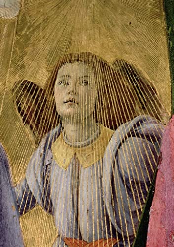 Tableau Ange du Couronnement de la Vierge Botticelli - Poster Art Mural Chambre Décoration 60x90