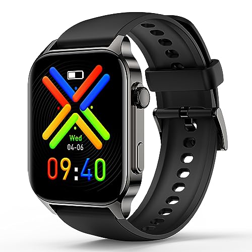 SOUYIE Smart Watch, Infrared True Blood Oxygen Monitor, 1.91" HD Smartwatch for Men with Heart Rate, Blood Pressure, Sleep Monitor, IP68 Waterproof Fitness Tracker Compatible with Android iO