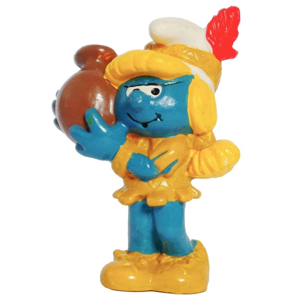 Schleich Blue Indian Smurfette - The Smurfs Vintage Figurine