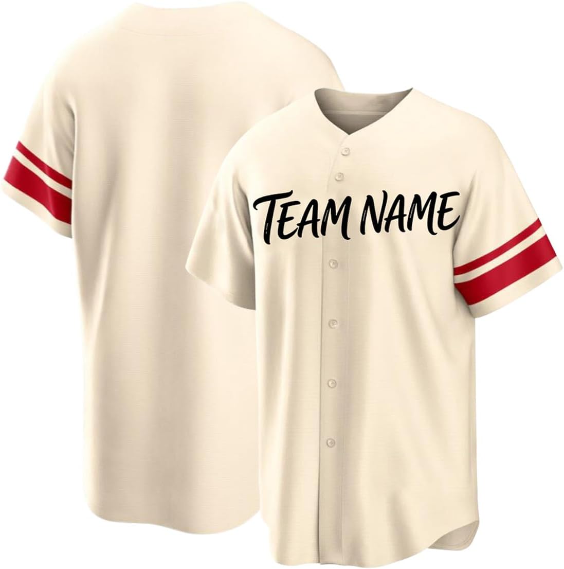 Mens Custom 27 Stitched Baseball Jersey Short Sleeves