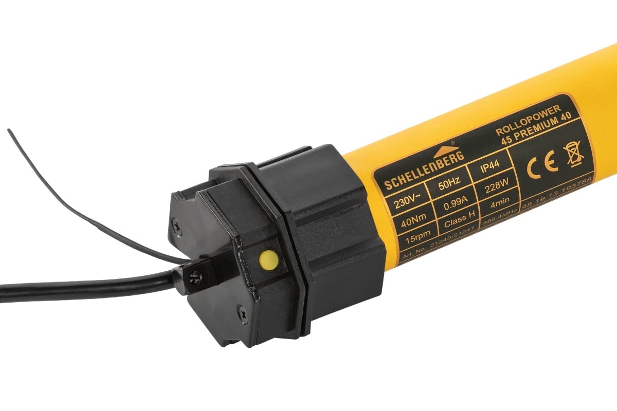 Schellenberg 21241 Moteur Radio pour Volets roulants Premium 40 Nm Maxi