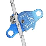 RESQT Climbing Ascender Fall Protection Belay Device - Aluminum Magnesium Alloy Rope Grab Clamp for Rock Climbing, Mountaineering, Arborist, Rescue & Aerial Work