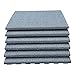 LANDGRID 6X Fallschutzmatten 50x50x4cm Grau Spielplatz Gummimatte Kletterturm Schaukel Platten MI 4 günstig Kaufen-LANDGRID 6X Fallschutzmatten 50x50x4cm Grau Spielplatz Gummimatte Kletterturm Schaukel Platten