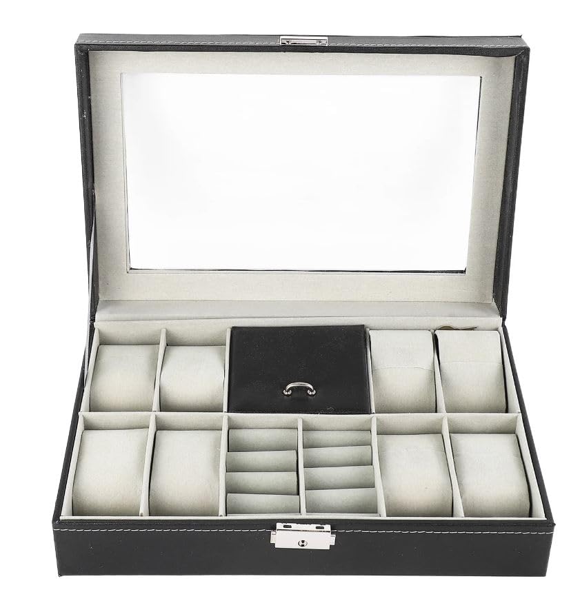ULTREOS Upgrade Stylish Watch Storage, Jewelry Storage Collector with Three-Dimensional Display for Displaying on Shop or Dressing Table (B0CFYJH1C2) Amazon Price History, Amazon Price Tracker