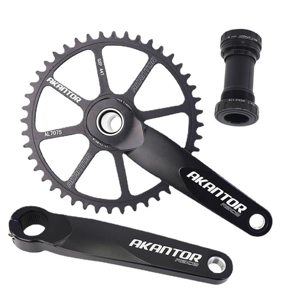 クランク　170mm 46t 42tチェーンリングセット Amazon.co.jp: バイク クランクセット 40T 42T 44T 46T 48T 50T ナロー