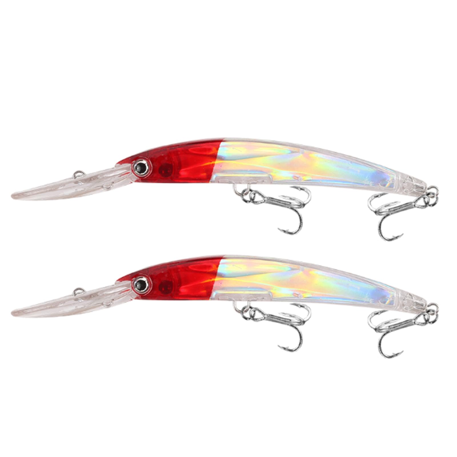 IvyLoutish Fishing Lure Bait 2 Pcs Trolling Wobbler Fishing Baits 17cm 24g Big Crankbait Artificial Bait Fishing Tackle Fishing Tackle