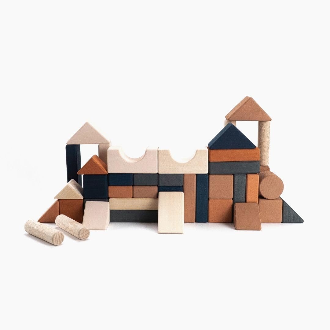 Amazon | SABO CONCEPT Castle Block (Light Pink) | 積み木 | おもちゃ