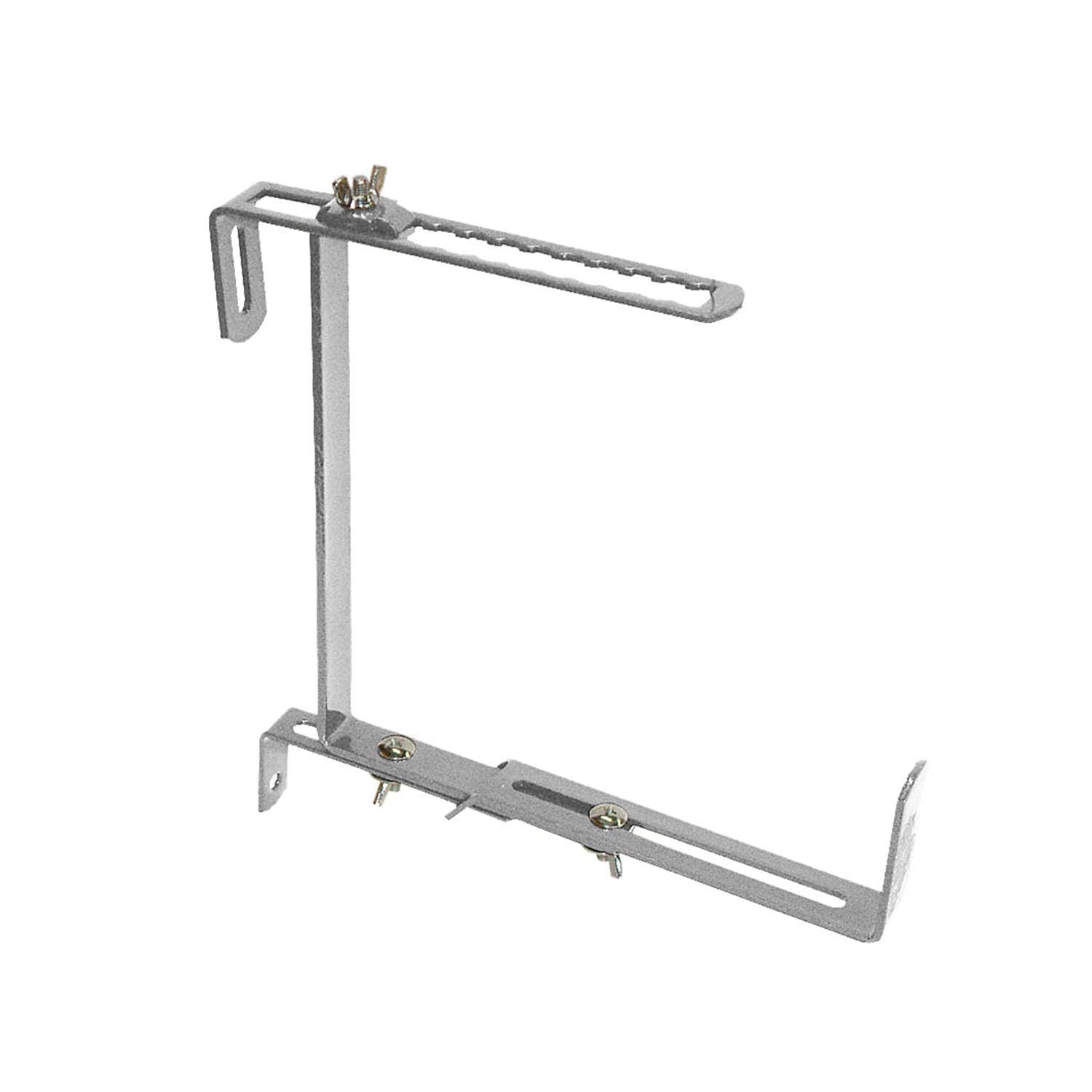 bellissa – Blumenkastenhalterung eckig für Blumenkästen 8er Set hochbelastbar bis 30kg - Montage für Geländer & Brüstungen – Verstellbare Halterung für eckige Balkonkästen – Stabil & wetterfest
