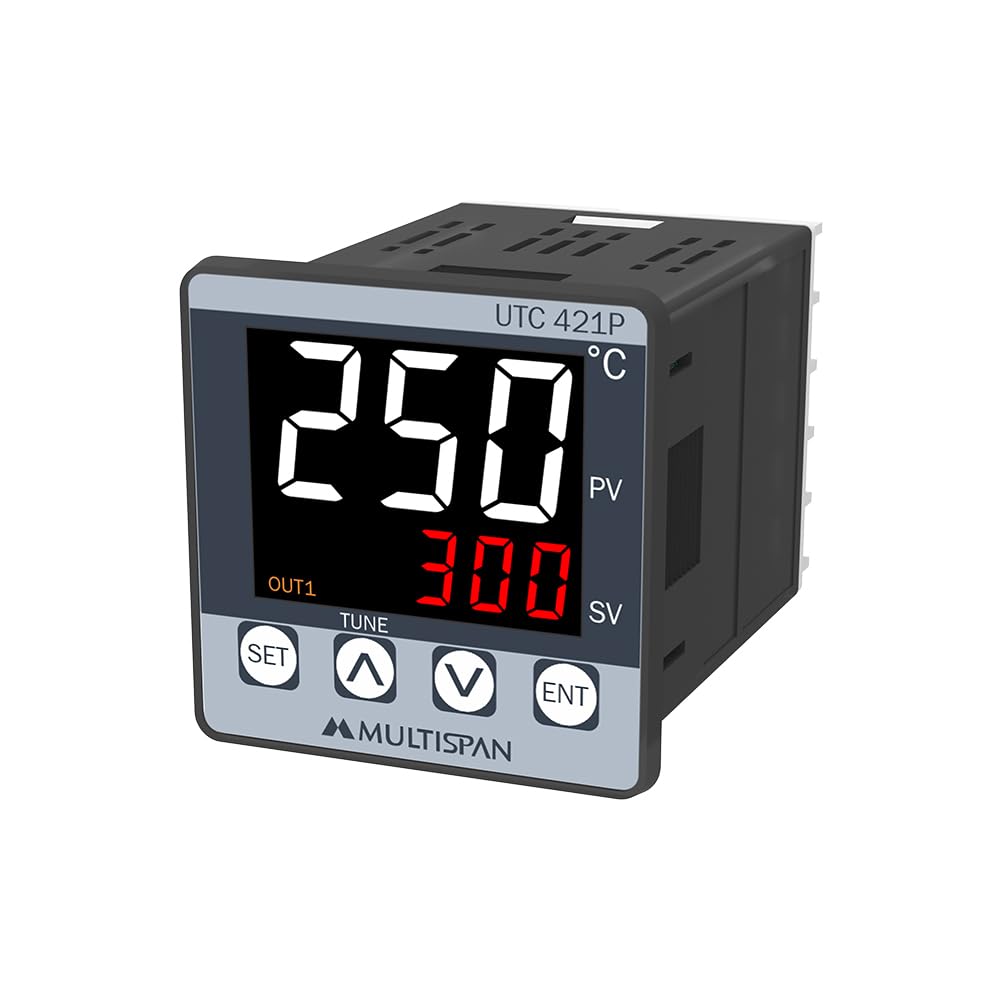 See full amazon price history chart for Multispan UTC-421P Dual Display with Universal PID Controller 45x45 (J / K / PT-100 2Wire or 3Wire (Configurable)) Multispan UTC-421P Dual Display with Universal PID Controller 45x45 (J / K / PT-100 2Wire or 3Wire (Configurable)) (B0CWKT5VKJ) Amazon Price History, Amazon Price Tracker