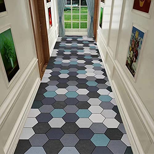 Alfombras de pasillo largo para decorar entradas de casas modernas 3