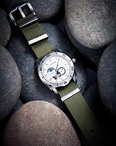 Image of BINLUN Nylon Watch Band Thick G10 Premium Ballistic Nylon Multicolor Replacement Watch Straps with Silver /Black Stainless Steel Buckle for Men Women 18mm 20mm 22mm 24mm