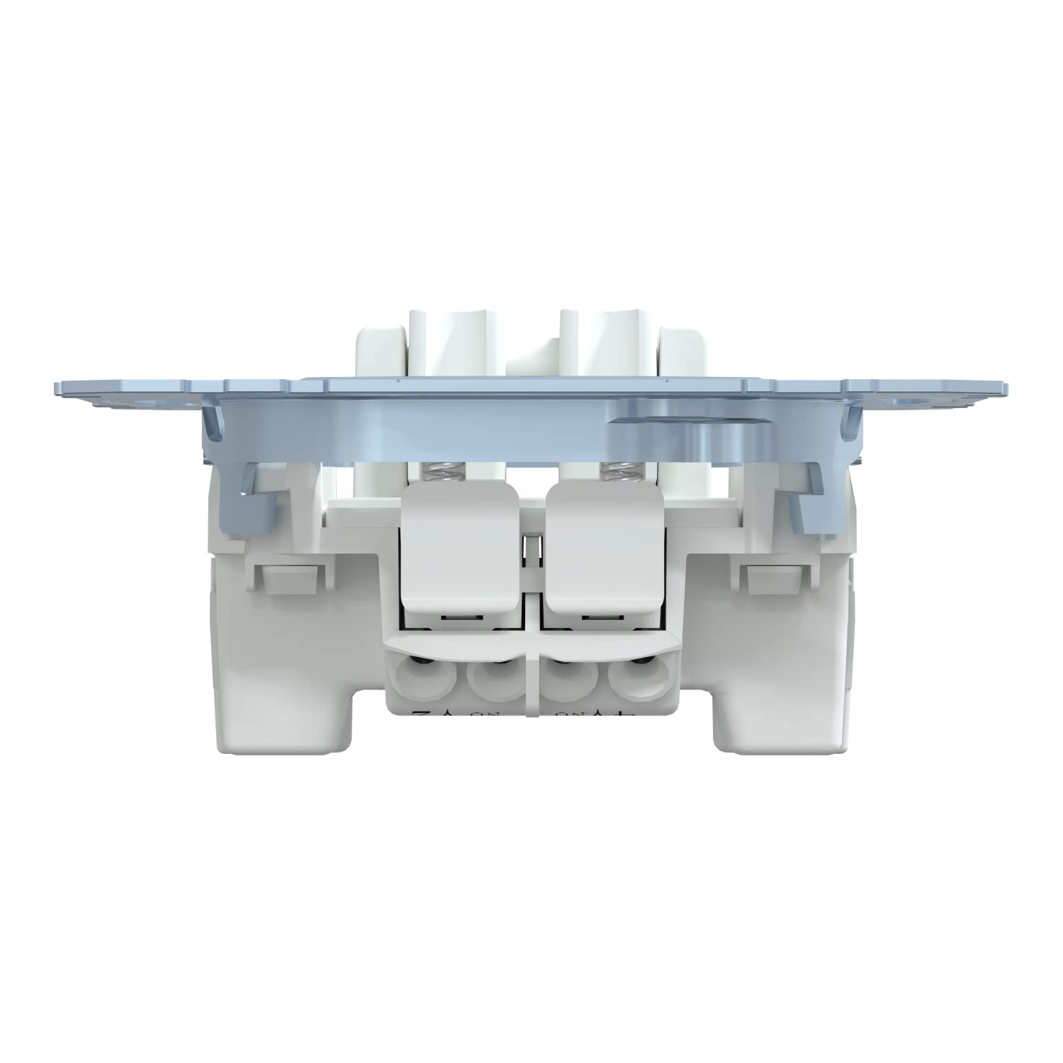 Schneider Electric Merten Doppeltaster-Einsatz, Unterputz, Steckklemmen, 1-polig, 10A, AC, 250V, Artikelnummer MEG3155-0000 (Packung mit 3)