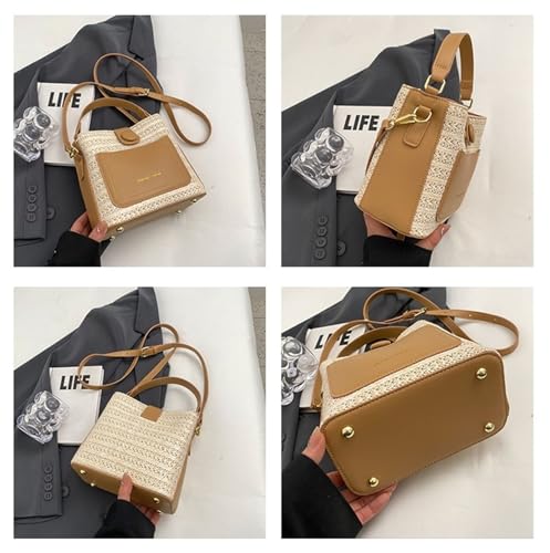 Small Cute Beach Bags for Women Straw Purses for Women Summer Purse Vacation Handbags Crossbody Bags Shoulder Bag4