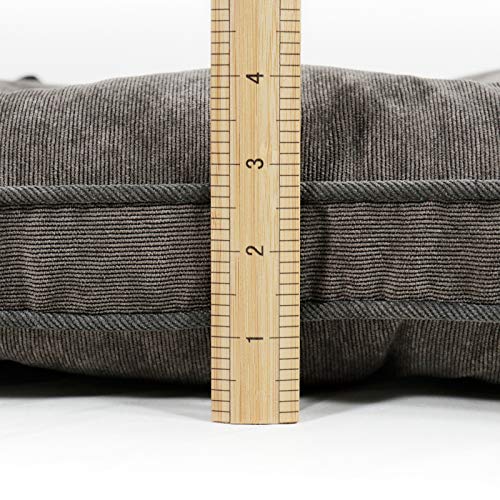 Tiita Patio Chair Pads Cushions 18X18 Inch Square Floor Pillows Pad For Outdoor Kitchen Dining Chairs With Ties Set Of 2 (Dark Grey, 2 Count (Pack Of 1)) #TOP2