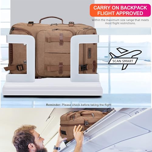 Image of WITZMAN Travel Backpack for Men 45L Large Carry-on Airline Approved