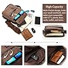 Leathario Men's Crossbody Bag,Vegan Leather, Small Messenger Shoulder Purse Side Sling Satchel for Travel Work #3