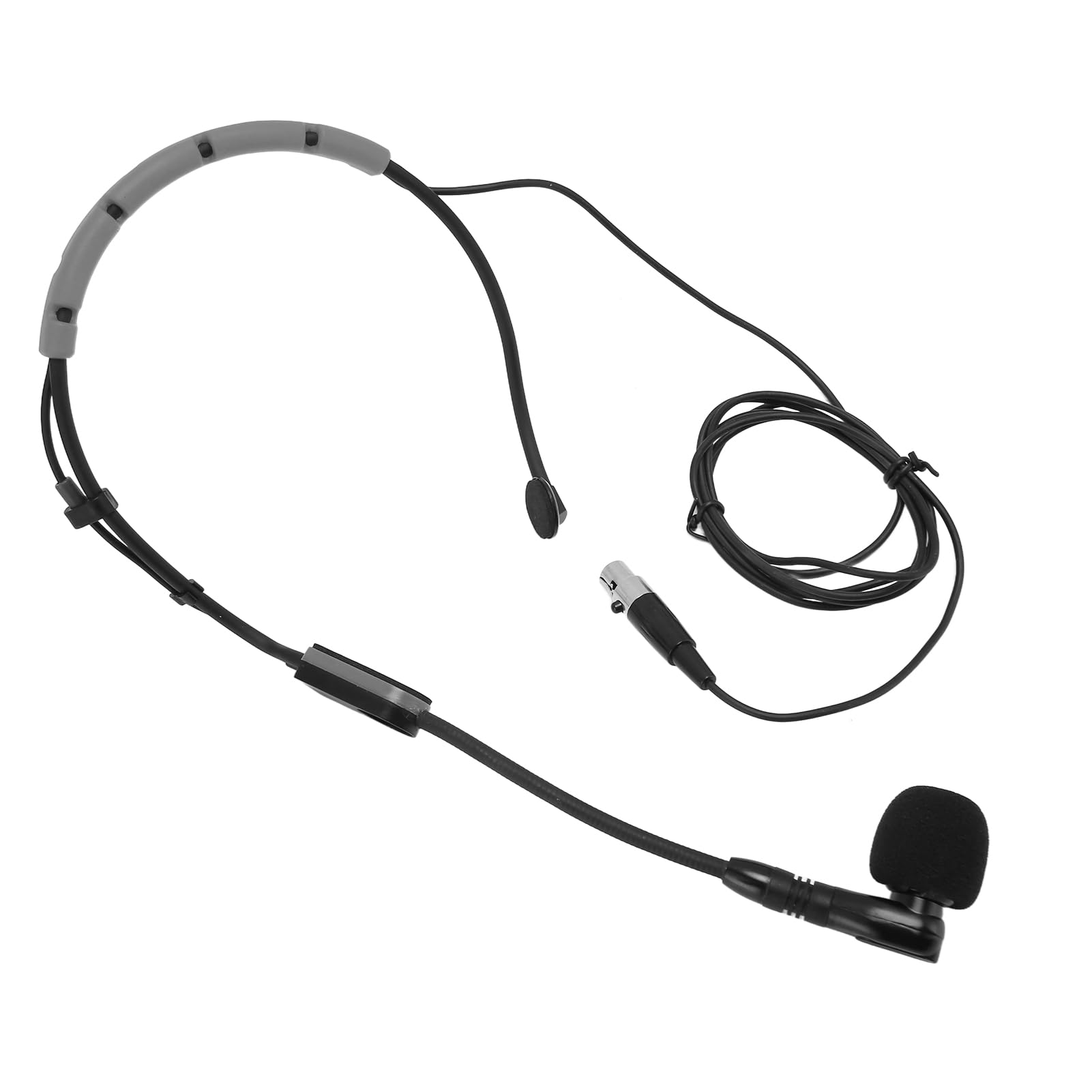 Microfono Chiaro di Sudore di Sudore con il Microfono Comodo per il in Cuffia per Fitness, Parabrezza PGA31 SM31 SM35 (GRAY)