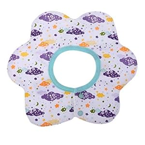 BIGBIGWORLD Baby Bibs Ronde hals 360 graden Rotatie Doek Baby Infantile Katoen Bibado Bib #3