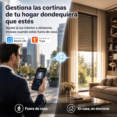 Miniatura 4 de Loratap Interruptor Persianas Wifi, Interruptor Táctil De Pared Para Cortina Eléctrica, Control De Voz Con Alexa Echo Y Google Home, Interruptor Temporizador Para Motor Tubular Ca, 4 Piezas