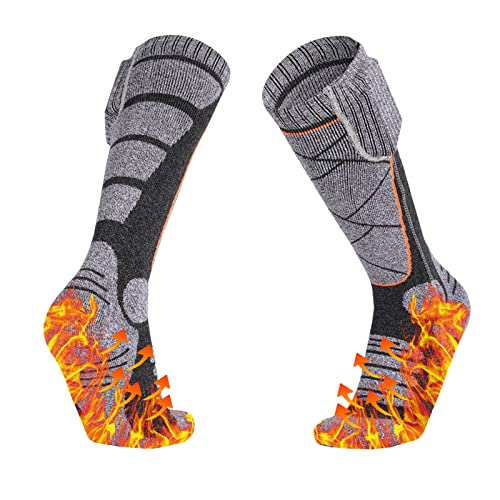 Heizsocken Elektrische Heizung Für Männer Aktivitäten Frauen Winter Paar Outdoor EIN Wintersportgerät ohne Stromversorgung Herrensocken 43-46 Schwarz