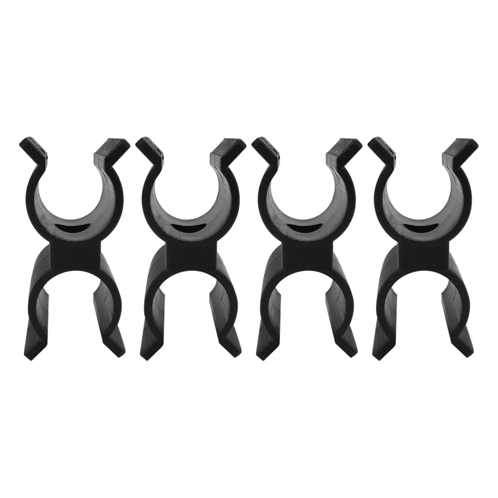 MiOYOOW 4PCS Boat Canopy Top Clips, Marine Support Pole Clip Holder Top Pole Clamps Nylon Boat Accessories for 7/8 '' 1 '' Tube