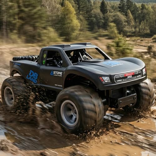 KB KAIBO 1:16 Amphibious Remote Control Car 2.4GHz 4WD Monster Truck Toys All Terrain Rc Cars for Adults Rc Trucks 4x4 Off Road Waterproof6 7 8 9 10 11 12+ Year Old Boy/Girl Gifts Boy Toys (Blue
