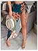 WDIRARA Women's Floral Print Tie Backless Crop Tank Tops and High Split Maxi Skirt Sets 2 Piece Outfits Multicolor Small
