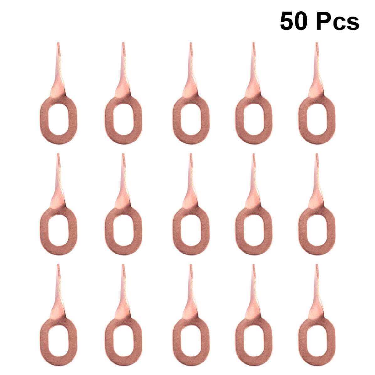 Cabilock Aluminum Welding Studs and Smooth Edges 50pcs for Auto Sheet Metal Repair with Ergonomic Design Golden Metal Repair Parts for Bumper and Machine Accessories