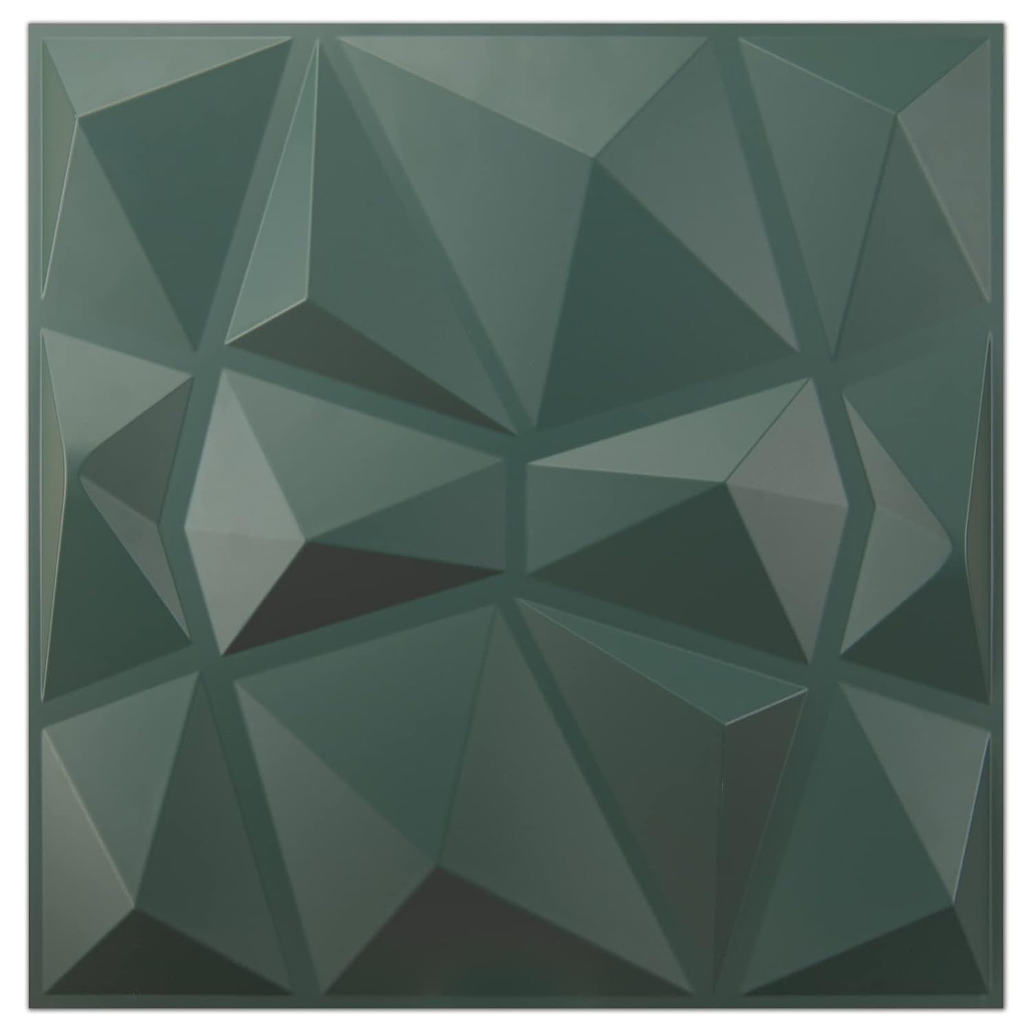 Art3d Textures 3D Wall Panels Army Green Diamond Design for Interior Wall Decor Pack of 12 Tiles 32 Sq Ft (PVC) : Tools & Home Improvement