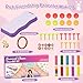 gesboole Friendship Bracelet Making Kit for Girls 8-12 - DIY Friendship Bracelets Kit for Kids & Arts and Craft Kits for Girls Ages 8-12 - Popular Bracelets String Maker Toys Set