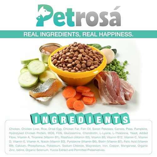 Image of Medium Breed Puppy Dog Food (2 to 12 Months) | 1 Kg | 30% Protein, DHA & Prebiotics | High Protein Growth Formula for Muscle, Bone & Digestive Health | 7mm Kibble, EU-Formulated Nutrition