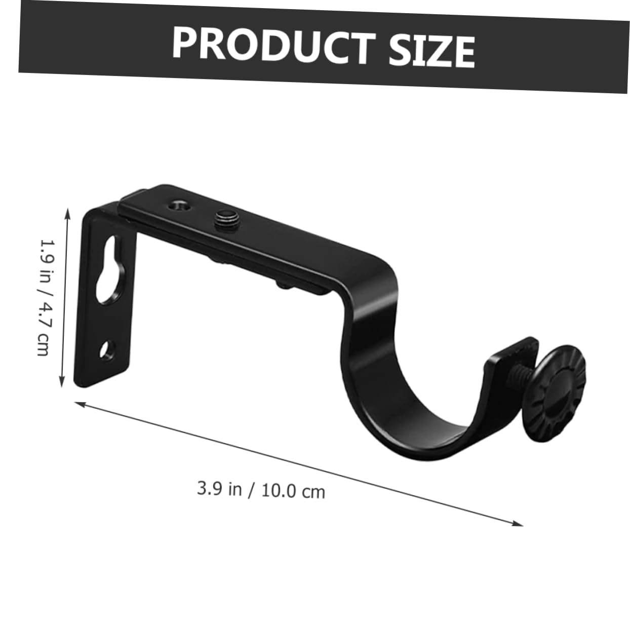Hemobllo 10 Pièces Supports De Tringle à Rideaux Muraux Supports pour Tringle à Rideaux Faciles à Installer Maintiennent Stablement