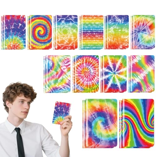 Generisch 24 cuadernos de bolsillo de color tiza, pequeños cuadernos de bolsillo, artículos de papelería, regalos de para escuela, oficina, cumpleaños