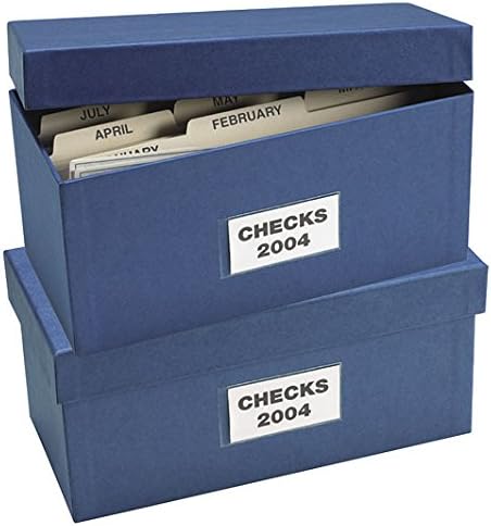 Business Check Storage Box Set (2 ct)