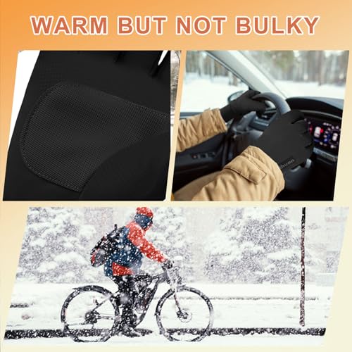 ihuan winter waterproof gloves snow ski - cold weather for men women touchscreen warm thermal for running cycling