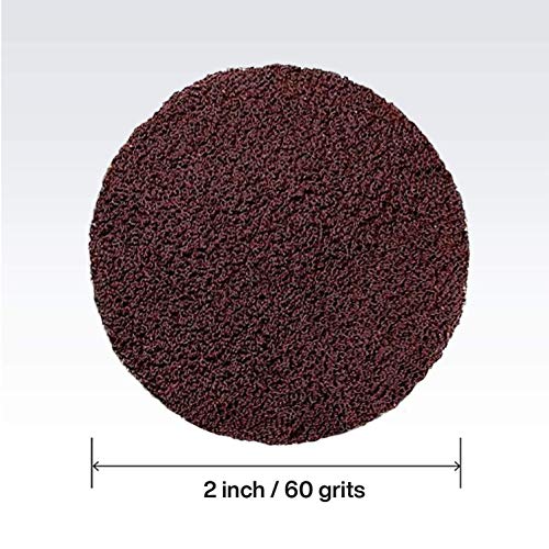 Katzco Sanding Disc – 50 Piece Set of Heavy Duty and Durable 2 inch 60 Grit Sander - Automotive, Tools and Equipment, Body Repair Tool