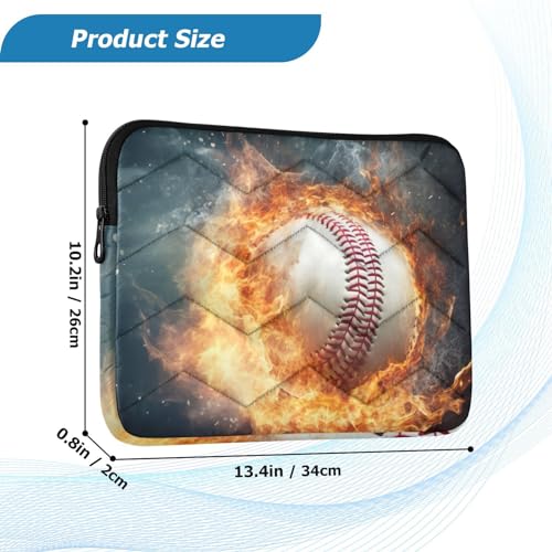 Funda para portátil Fire Baseball Lightning para 13-14 pulgadas miniatura 3
