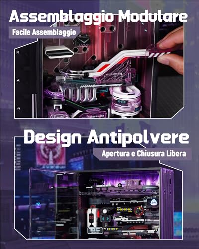 Puzzle 3D The Future City Piste da Corsa Cyberpunk Rompicapo Modellismo da Costruire Adulti Idee Regalo Steampunk Setup Gaming Scrivania Parallel World MR02S - Gadget - Immagine 4