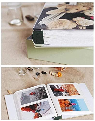 Śródmiąższowy album fotograficzny 200 arkuszy, 15 cm, 50 arkuszy / 100 stron, książka z dokumentami rozwoju dziecka, pary podróżne, w pudełku, 25,5 x 22,5 x 5,5 cm (kolor: #1)