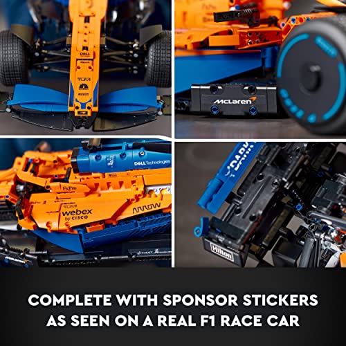 LEGO Technic McLaren Formula 1 Race Car Set for Adults, view 5