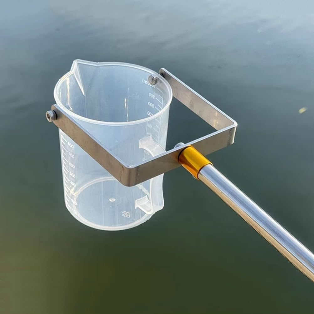 Teleskop-Wasserprobenehmer mit Edelstahlstange und Pendelbecher zur Umweltüberwachung und Probenahme