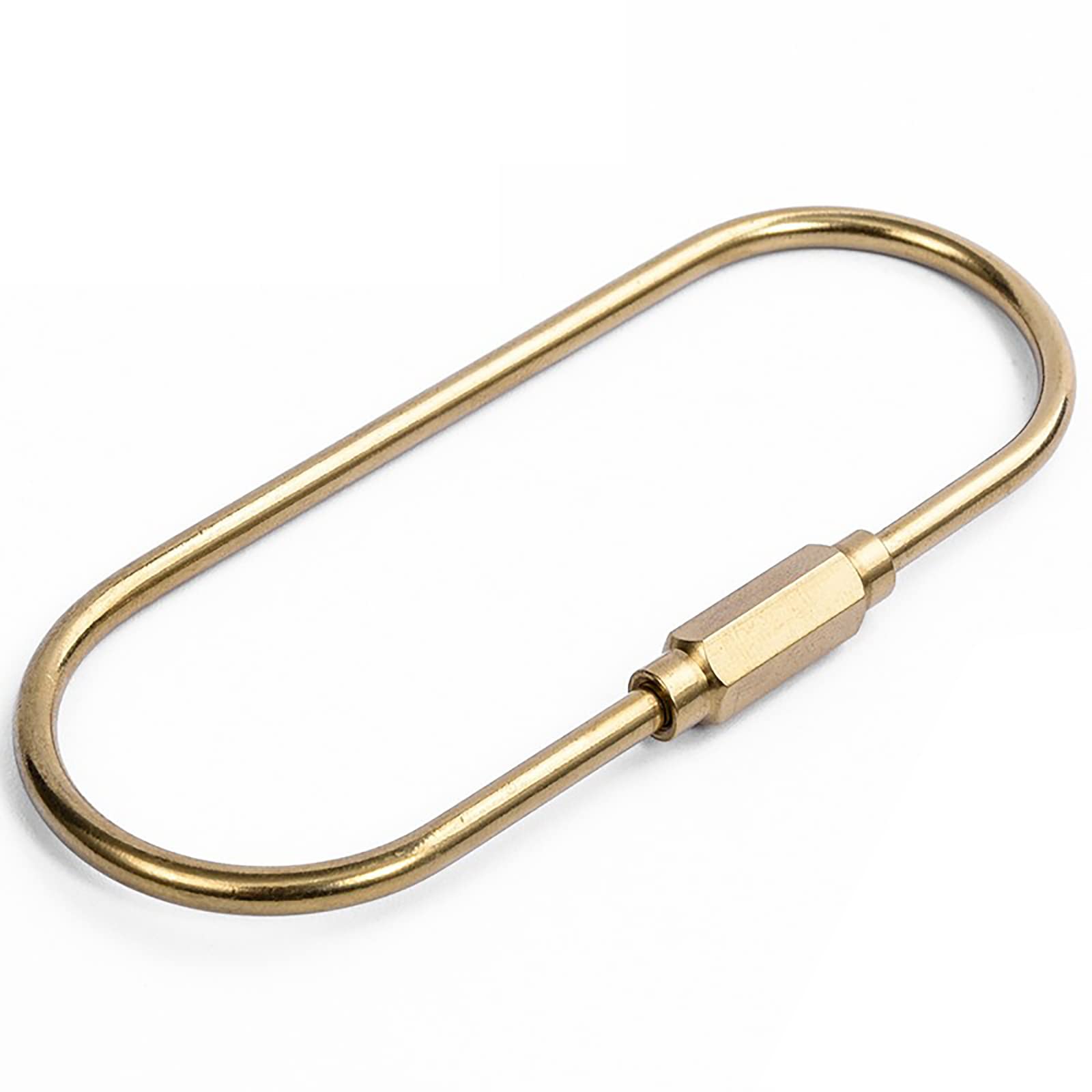 Amazon | キーホルダー 金具 リング ゴールドキーリング 真鍮