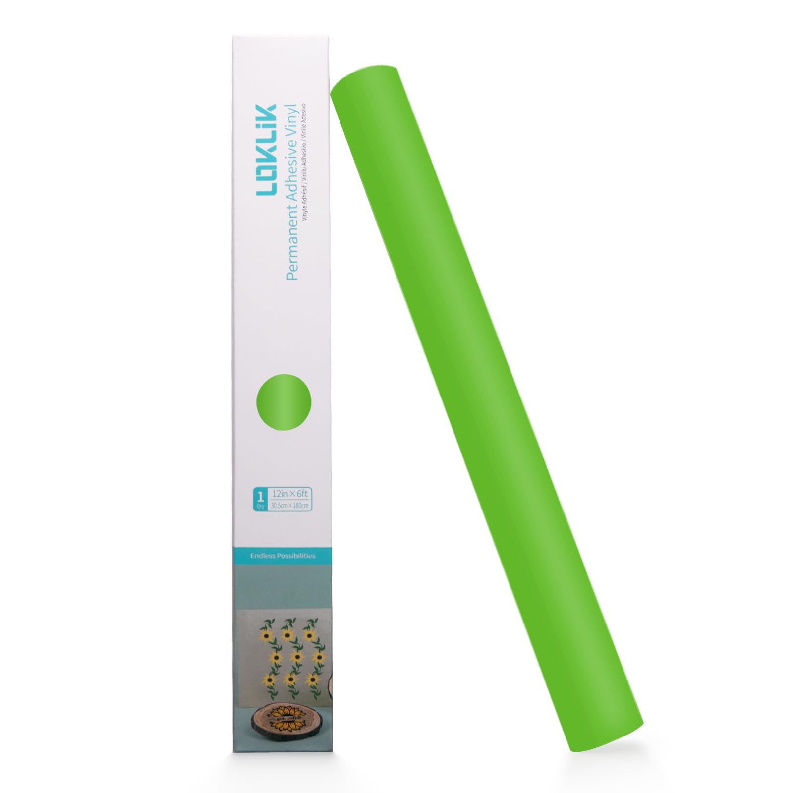 Rotolo Vinile A Trasferimento Termico Verde Salvia 30,5x305 Cm - Per Fai Da Te - Foto 8