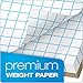 Ampad Quadrille Pad with 8 Squares per Inch, Letter Size, White, 50 Sheets per Pad (22-005), 10 Pack