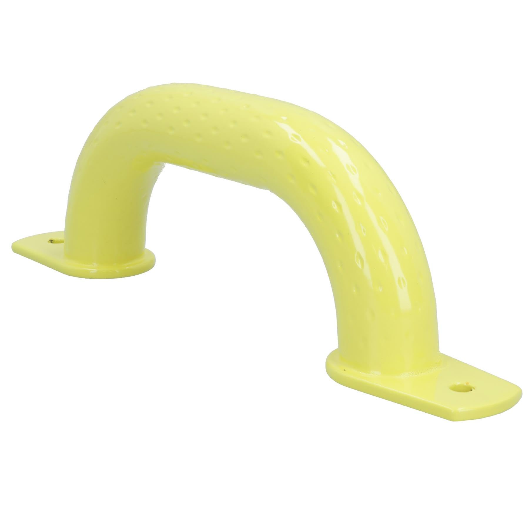 Ab Tools Yellow 280Mm Steel Safety Grab Pull Handle For Trailers Trucks Coated Finish 1Pc
