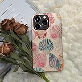 Generic Case Compatible with for iPhone 13 Pro,Pink Sea Shell Art Phone Case for iPhone 13 Pro,Protective Phone Case Hybrid 2-Layer Hard Shell for Girl Boy Women Men - Image 6