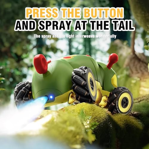 Rc Stunt Remote Control Car Toys, Remote-Controlled Bionic Caterpillar Car - image 3